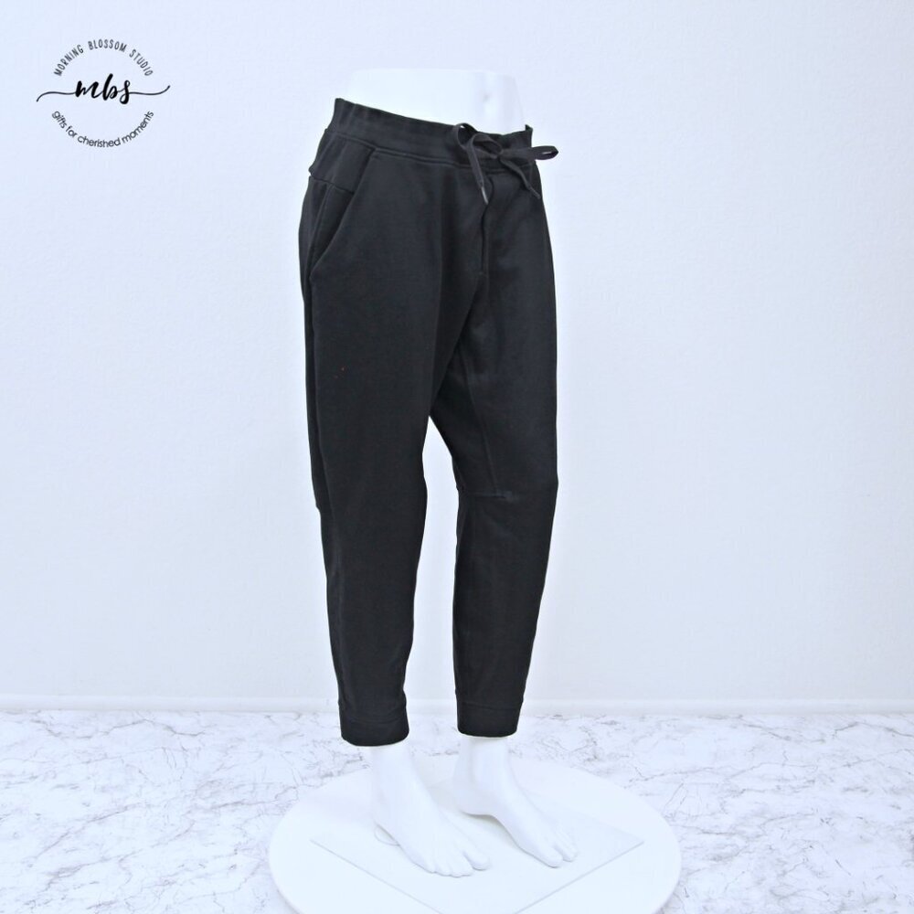 Lululemon High Waist Jogger Ankle Pants Black Women L